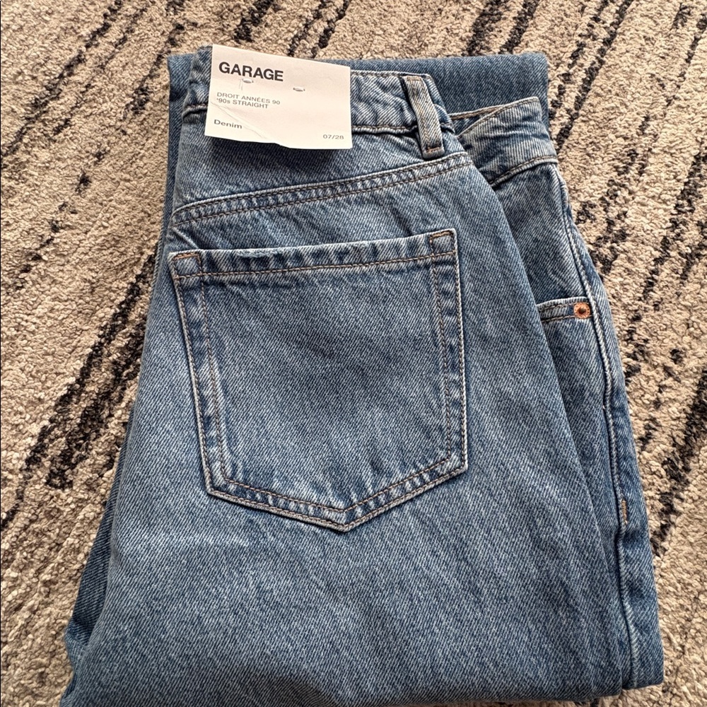 Garage '90s Straight Jeans‎ (Citrus Blue) - Picture 4 of 6